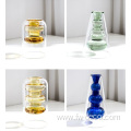 Custom Creative Colored Glass Double Wall Vases